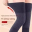 Miếng đệm nẹp đầu gối CHEESELY từ len Cashmere màu đen/xám, giúp làm ấm và bảo vệ đầu gối