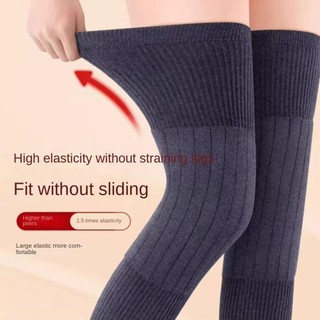 INENK Dụng cụ làm ấm chân, Tấm bảo vệ đầu gối bằng len Cashmere, Đầu gối ấm đầu gối màu đen / xám