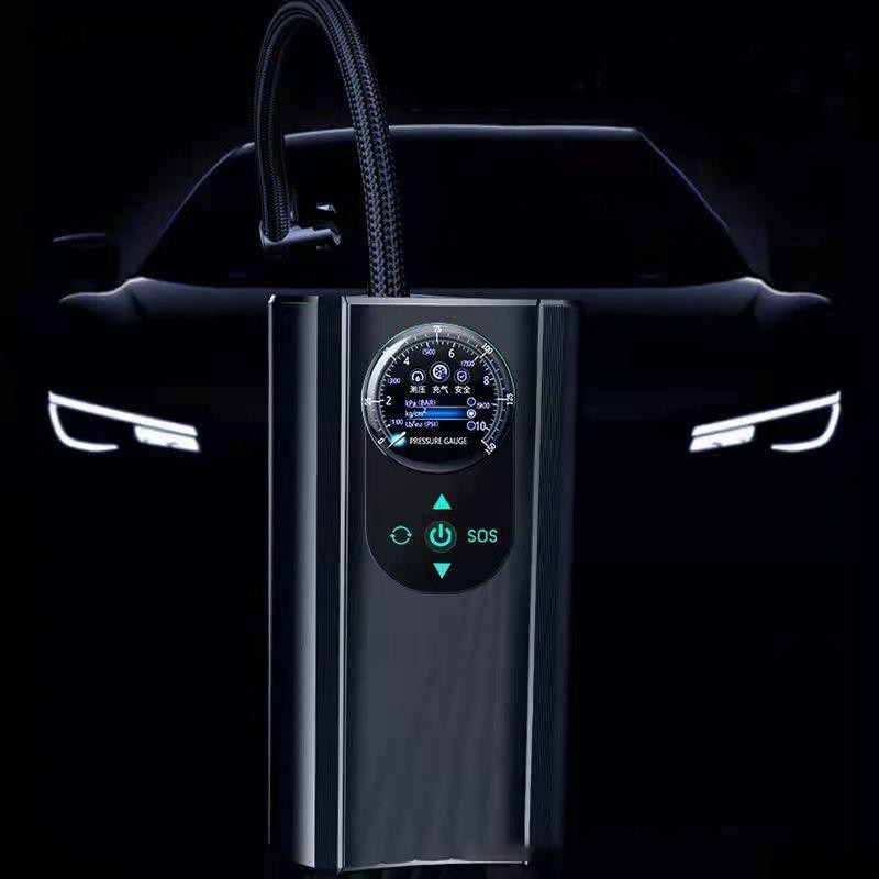 Máy bơm hơi lốp ô tô SRVN 12V Máy bơm hơi lốp có độ chính xác cao Máy bơm hơi điện tử bay hơi cho xe máy Xe đạp Ô tô.