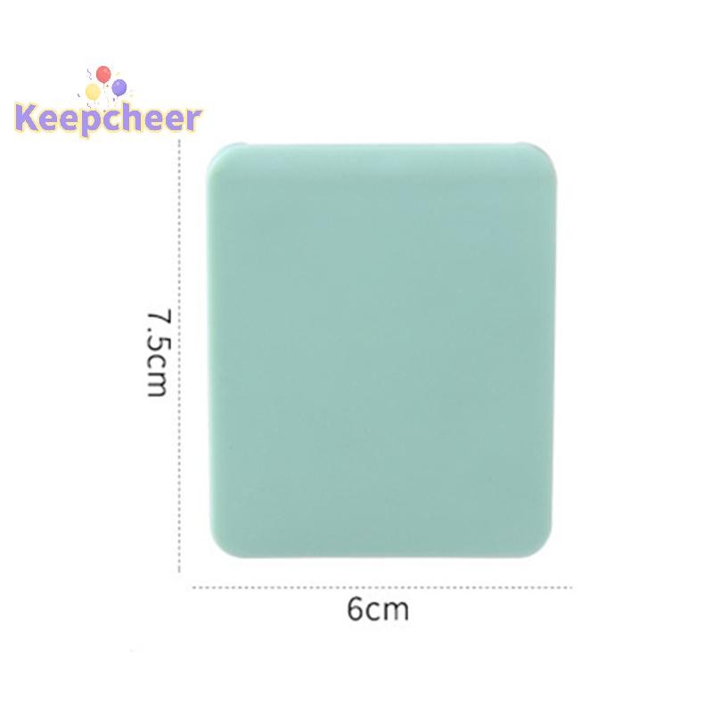 [Keepcheer] Gương gấp bằng nhựa Túi Gương trang điểm di động Tay du lịch Gương nhỏ Vanity Có thể gập lại Dụng cụ mỹ phẩm nhỏ gọn [Mới]