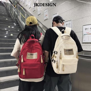 Túi du lịch JKDESIGN, Ba lô đi học chống nước bằng Nylon, Túi đeo vai dung tích lớn