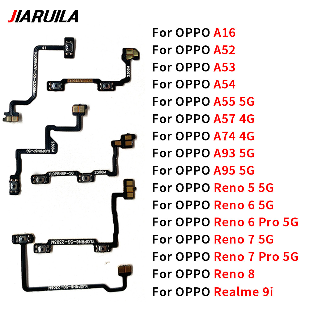 Nút Bên Ngoài Nút Âm Lượng Nguồn Cáp Mềm Cho Oppo A16 A54 A52 A53 A55 ...