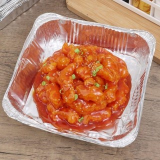 [Giao hàng từ Việt Nam] Hộp giấy nhôm 10 chiếc NOOKSTORY, Dụng cụ nướng bánh BBQ Khay giấy thiếc thực phẩm có thể tái sử dụng, Khay chiên không khí chống dính 6 / 7 / 8 Inch chống dầu