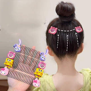 Lược chải tóc trẻ em tạo tác vô hình phía sau đầu để sắp xếp tóc gãy lược chải tóc bé gái nhảy kẹp tóc chèn lược
