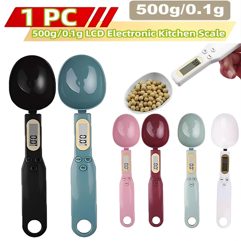 Cân Nhà Bếp Cân Thìa Kỹ Thuật Số Cân Thìa Đo Trọng Lượng 500g / 0.1g Mini Nhà Bếp Trọng Lượng Dụng Cụ Cho Sữa Cà Phê Đường