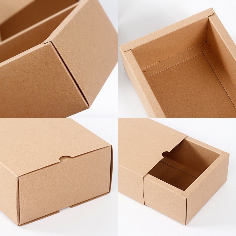 1 Hộp Giấy Kraft Đựng Đồ Đa Năng Chất Lượng