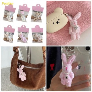 Mặt dây chuyền móc khóa gấu thỏ hoạt hình giống như Pealike Phụ kiện quyến rũ cho sinh nhật và các bữa tiệc