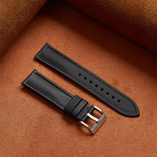 Dây đồng hồ da nylon/bò 18–22mm, phát hành nhanh, dành cho nam nữ, dây thay cho đồng hồ thông minh