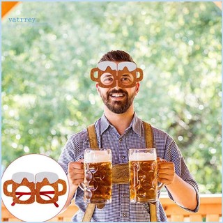 VA Oktoberfest Đảng Kính Giấy Ngộ nghĩnh Oktoberfest Váy Lạ Mắt Chụp Ảnh Gian Hàng Đạo Cụ Cho Trẻ Em Người Lớn Bavaria Vi trùng