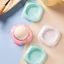 DARON 50 Khay Đóng Gói Bánh Trung Thu, Hộp Bánh Trung Thu Tự Làm Vuông, Nhựa Bền Có Nắp Trong Suốt Chống Bụi Trứng-Yolk Puff Bao Bì Khay Thương Mại
