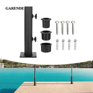 Garande Sân Dù Cực Đứng Dù Dù Kim Loại Ô Ống Chân Đế Cột Cờ Giá Đỡ Cho Dock Bên Ngoài Bể Bơi Ngoài Trời Bleacher