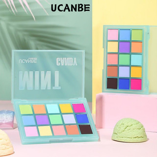 UCANBE Phấn Mắt Đĩa Nhiều Màu Sắc Đầy Màu Sắc Đầy Đủ Mờ Trang Điểm Độ bão Hòa Thấp Ánh Sáng Cao Màu Sáng Tự Nhiên Và Đa Năng Phấn Mắt