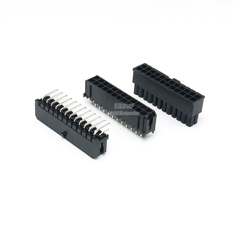 43045 Ổ cắm chốt cong MX3.0mm Đầu nối hàng đôi 43025 Ổ cắm chốt thẳng 2 * 2 / 3 / 4 / 5 / 6 / 8P