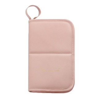 Túi đựng cọ trang điểm PURECOTTON0, Nhà vệ sinh mỹ phẩm chống thấm nước dung tích lớn, Da PU bền 20 lỗ Dụng cụ làm đẹp Túi đựng