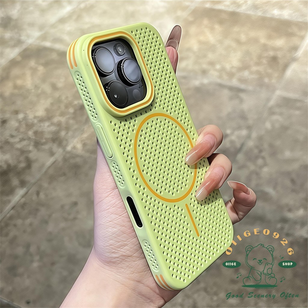 Vỏ tản nhiệt từ tính Dopamine Vỏ điện thoại iphone16 Pro Max 15 14 13 12 vỏ cho vỏ iPhone PC Vỏ cứng chống sốc
