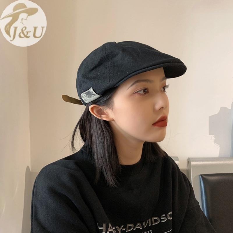 Mũ Beret và Beanie Vintage từ vải lanh, phong cách hip-hop thời trang dành cho cả nam và nữ