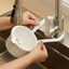 Giỏ lọc treo bồn rửa Nhanh chóng thoát nước Nắp đáy có thể mở được