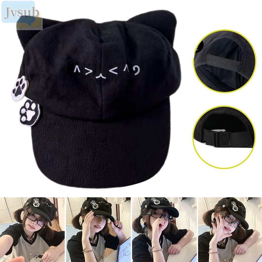 Mũ nồi JVSUB, Mũ Newsboy Y2k dễ thương, Mũ bóng chày du lịch Nhật Bản thông thường thời trang dành cho nữ Cô gái