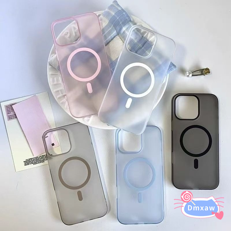 Ốp Điện Thoại Từ Tính Siêu Mỏng Cho Huawei Nova 14 Ultra 13 12 11 10 9 8 7 Pro SE 5G 4G Matte Đơn Giản Trong Suốt Vỏ PC Cứng Bao Gồm Tất Cả Ốp Lưng Chống Rơi