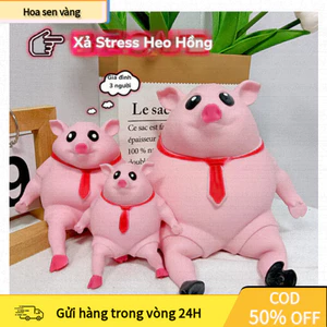 【24H】Đồ Chơi Nắn Bóp Heo Hồng Xả Stress Giảm Căng Thẳng Heo Silicon Đàn Hồi, Lợn Xả Stress, Con Heo Dẻo đồ xả stress đồ