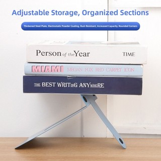 TOPTOOLCX 1 / 2 CÁI Bookends, Giá đỡ sách chống trượt hình chữ L, Nút chặn sách kim loại dày bền bỉ hỗ trợ tại nhà