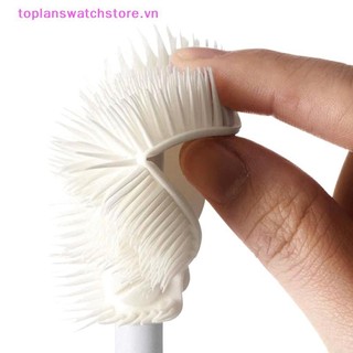 Toplanswatchstore Bàn Chải Vệ Sinh Cốc Tay Cầm Dài Làm Sạch Chai Silicon Sữa Ly Rượu Ly Bụi Hộ Gia Đình Cốc Cà Phê TeaPot Bàn Chải VN