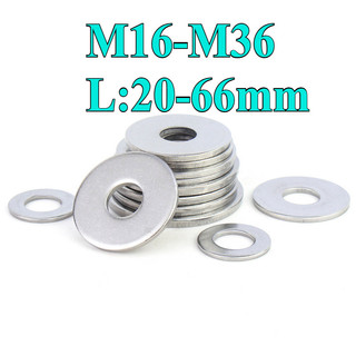 ((LXY) Vòng đệm, Long Đền phẳng inox 304  cho ốc lục giác M16-M36 L: 20-66mm (RM-VN-1)