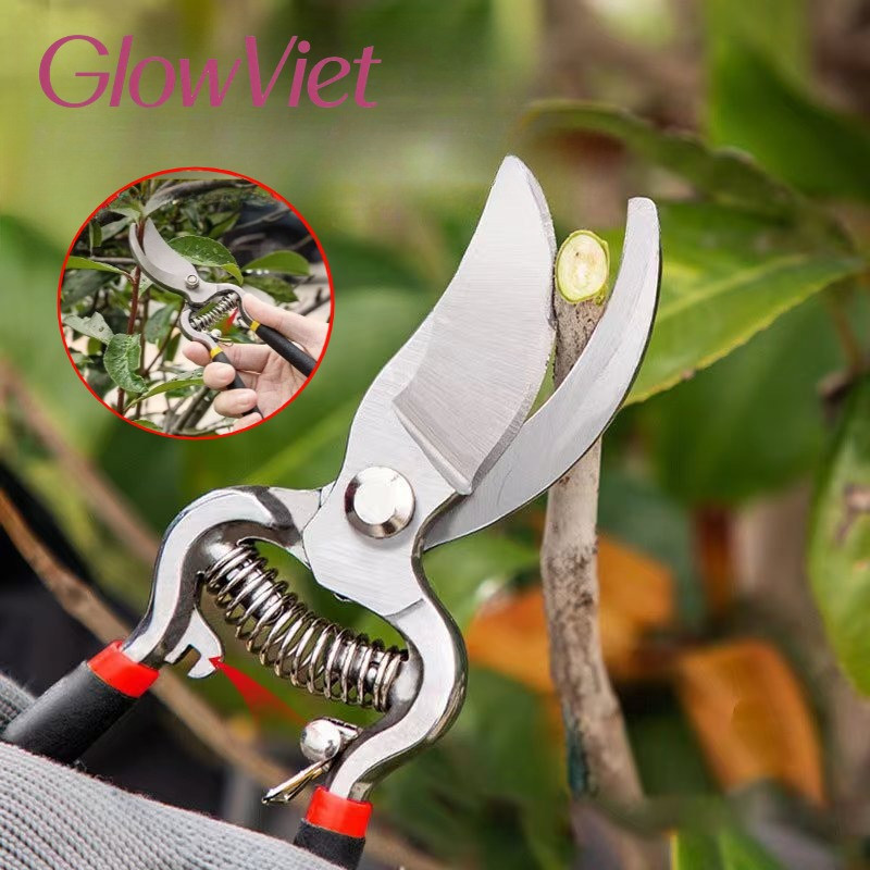 Kéo Cắt Tỉa Cành Cây Cảnh Siêu Sắc Bén, Cắt Cành Khô, Cành Cao Dễ Dàng,  Tay Cầm Thoải Mái