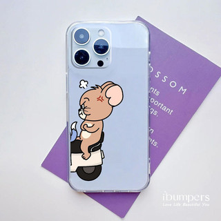 ibumpers Ốp Điện Thoại iPhone Tom và Jerry Họa Tiết Hoạt Hình Cho IPhone 16 15 14 12 13 11 Pro Max IP 7 8 Plus X XS XR Mỏng Ốp Lưng Trong Suốt TPU Silicon Mềm Chống Sốc