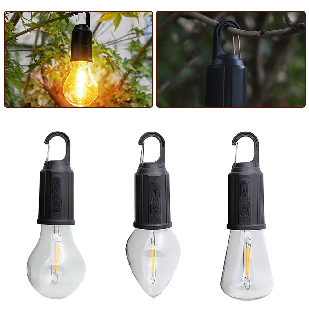 <cosyh>Camping Lantern 1pc 400mAh Lithium Battery TYPE-C Warm Light New Camping