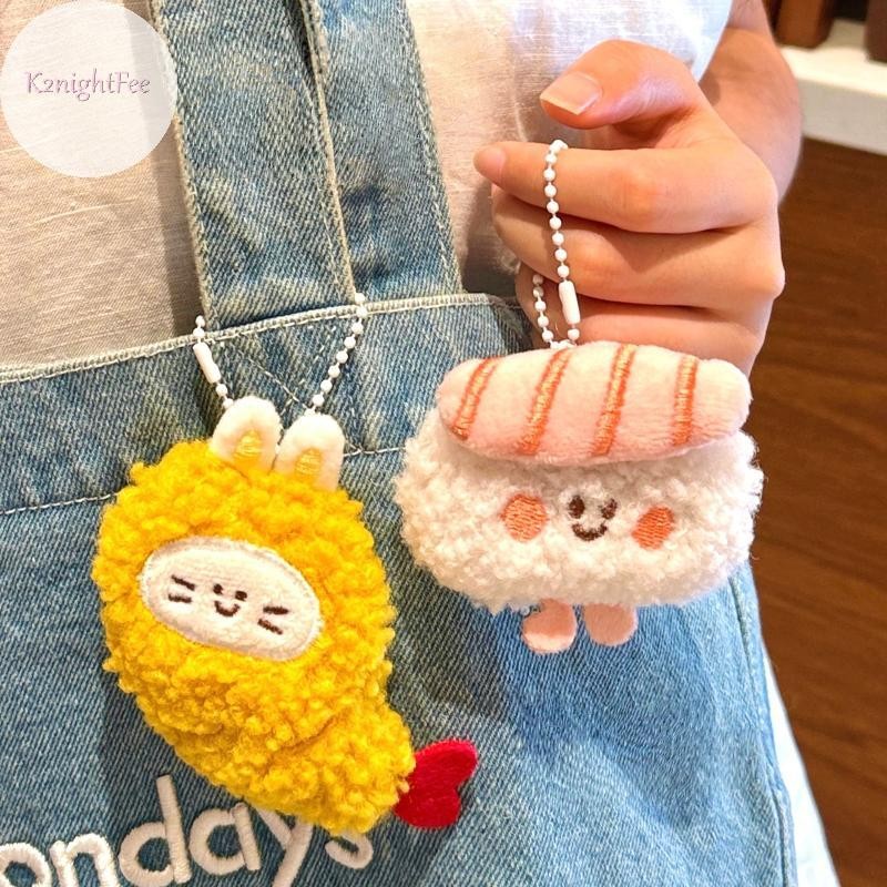 K2nightFee Dễ Thương Sang Trọng Mảnh Món Ăn Ngon Sushi Móc Khóa Ba Lô Đồ Trang Trí Mặt Dây Chuyền Búp Bê Trang Trí Phụ Kiện Sáng Tạo Móc Khóa Quà Tặng VN