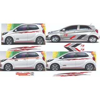 Tem xe ô tô, xe sedan 4 chỗ, 5 chỗ, 7 chỗ, sedan, SUV decal cao cấp phù hợp nhiều dòng xe vam, kia, toyota, huyndai
