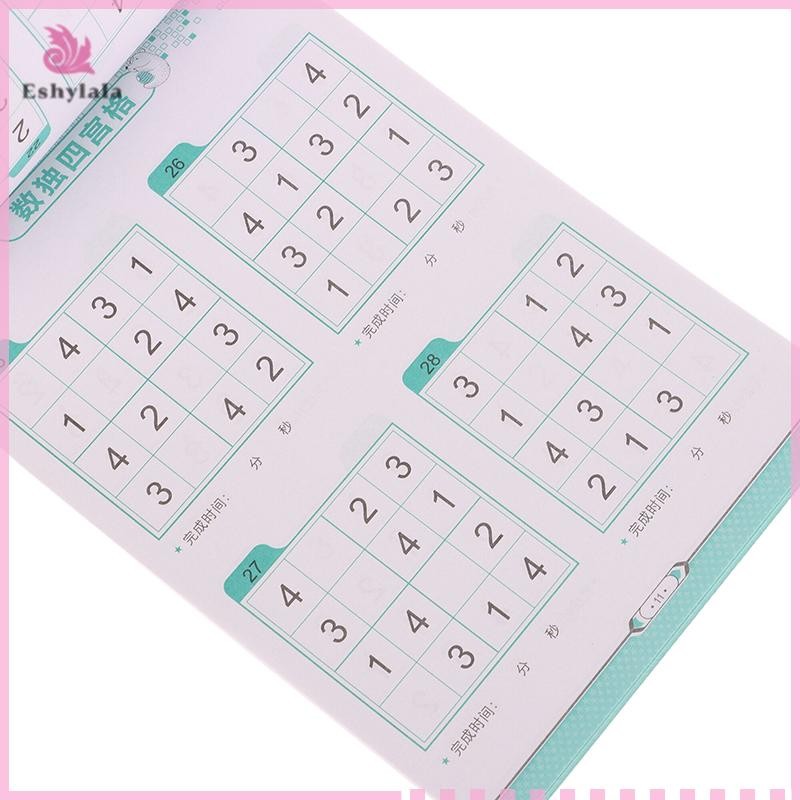 4 Chiếc Thang Tư Duy Logic Sudoku Sách Dành Cho Trẻ Em 469 Trò Chơi Lưới [MỚI]