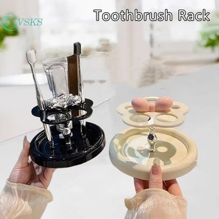 Chenlongshang Hình Hoa Acrylic Điện Bàn Chải Đánh Răng Giá Để Đồ Kem Đánh Răng Bàn Chải Trang Điểm Giá Để Đồ Phòng Tắm Để Bàn Sắp Xếp EN
