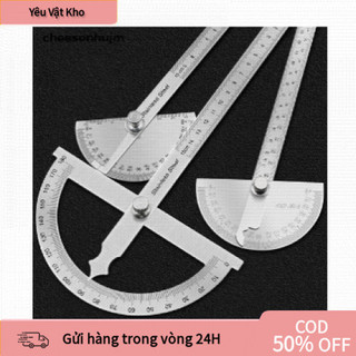 [COD] Thước Đo Góc Cơ Khí 0-180 Độ – Chất Liệu Thép Không Gỉ, Độ Chính Xác Cao, Dễ Sử Dụng