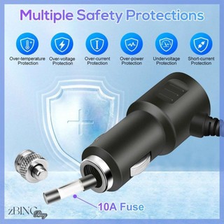 Biến tần sạc 120W xe USB nhẹ - Adapter 12V/24V và ổ cắm splitter tiện lợi cho các chuyến đi ô tô điện tử