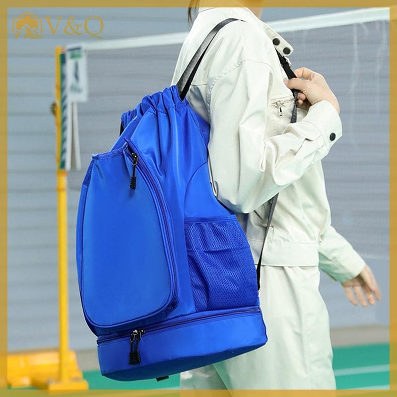 Littleloves1 Vợt Tennis Ba Lô Giữ 2 Vợt Cầu Lông Túi Thể Thao Dung Tích Lớn Tập Gym Túi Tập Thể Dục Có Túi Giày EN