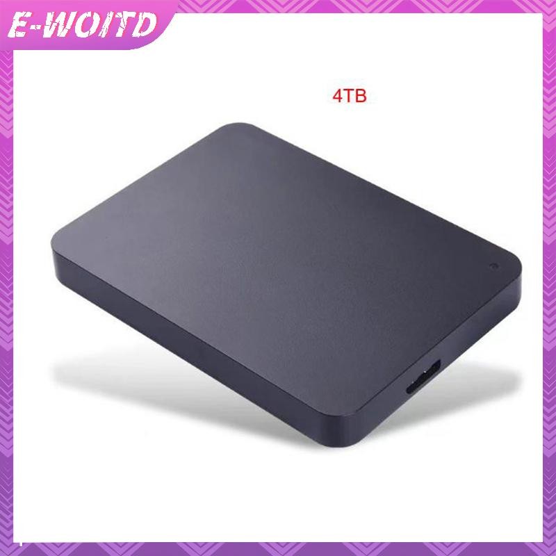 Ổ cứng mở rộng di động E-WOITD Cơ bản 1TB 2TB 4TB Ổ cứng gắn ngoài di động USB 3.0, Ổ cứng màu đen E-WOITD