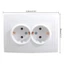 POP 220-265V Ổ cắm mặt đất đôi EU Dễ sử dụng tăng cường an toàn cho thiết bị của bạn