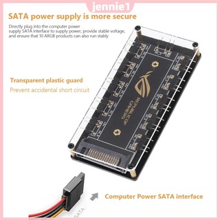 Bộ chuyển đổi trung tâm chia cáp RGB Hub ARGB cho bo mạch chủ ASUS / MSI / GIGABYTE [jennie1.vn]
