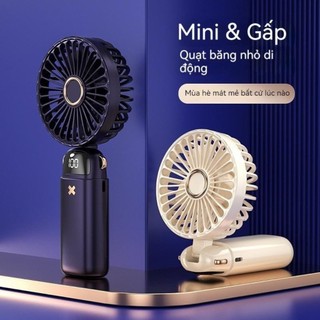 Chạy Đeo 24h Sạc Pin Cổ Mini Liên dễ sử dụng Độ Và Cấp Tay Cầm Dây Vòng Tục Quạt 5 Gió Thơm Tặng Với