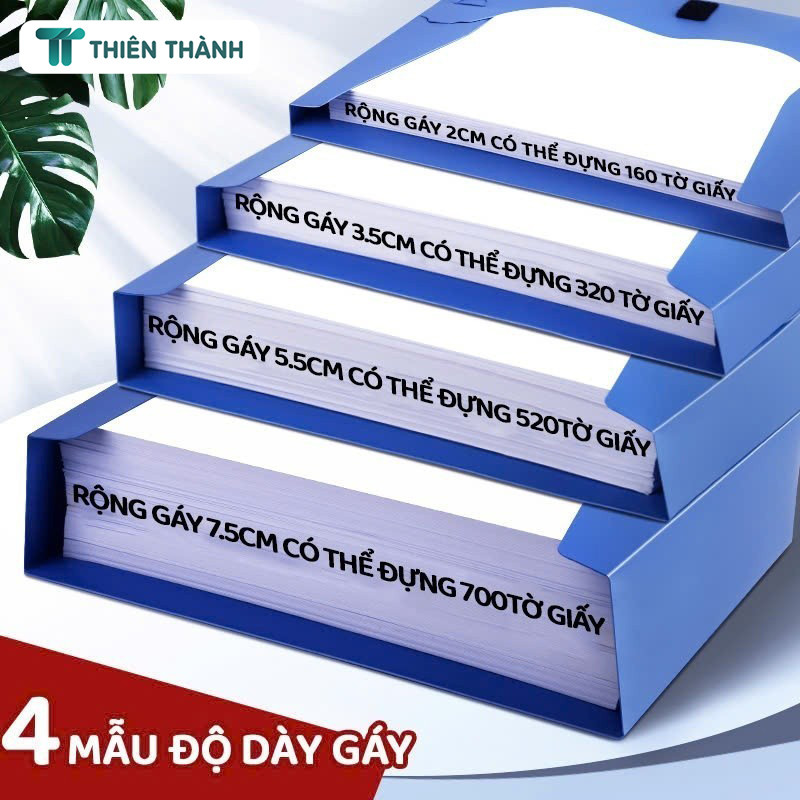 Bìa Hộp Nhựa Đựng Tài Liệu - File Hộp Hồ Sơ A4 Cứng Cáp, Lưu Trữ & Sắp Xếp Giấy Tờ Hiệu Quả
