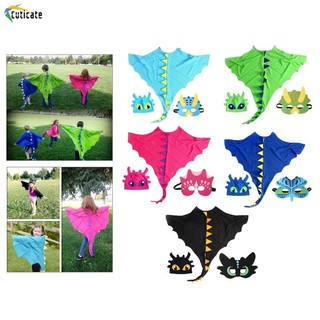 Trang phục rồng không răng Trang phục khủng long với trang phục cánh rồng cho trẻ em Halloween Mardi