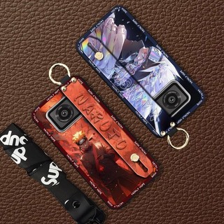 Dây Đeo Tay Dễ Thương Ốp lưng Sharp Aquos R6 / SH-51B / P6 / R6G Vỏ Mềm Giá Đỡ Điện Thoại Thiết Kế Thời Trang Ốp Lưng Bảo Vệ Chống Thấm Nước Chống Bụi Dây Đeo Cổ Tay Silicon Bền Dây