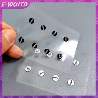E-WOITD 1 Gói Kính DIY Đa Năng Chấm Chuột Miếng Lót Chân Miếng Dán Cho Chuột Chơi Game Miếng Lót Chống Trơn Trượt HNVN