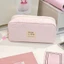 AMBU Bút Chì, Túi Đựng Bút Mèo Con Canvas Stars, Túi Văn Phòng Phẩm Dung Tích Lớn Màu Hoạt Hình Học Sinh