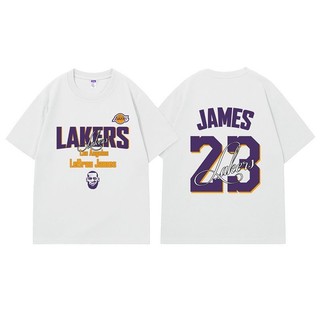 Lakers Áo Thun Thể Thao Ngắn Tay, Thoáng Khí, Nhanh Khô - Perfect Cho Huấn Luyện Bóng Rổ