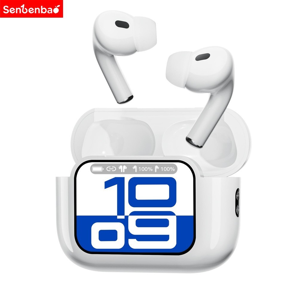 Tai nghe A11 PRO MAX Tai nghe Bluetooth không dây 5.4 ANC Giảm tiếng ồn Mic Cuộc gọi Tai nghe điều khiển màn hình cảm ứng