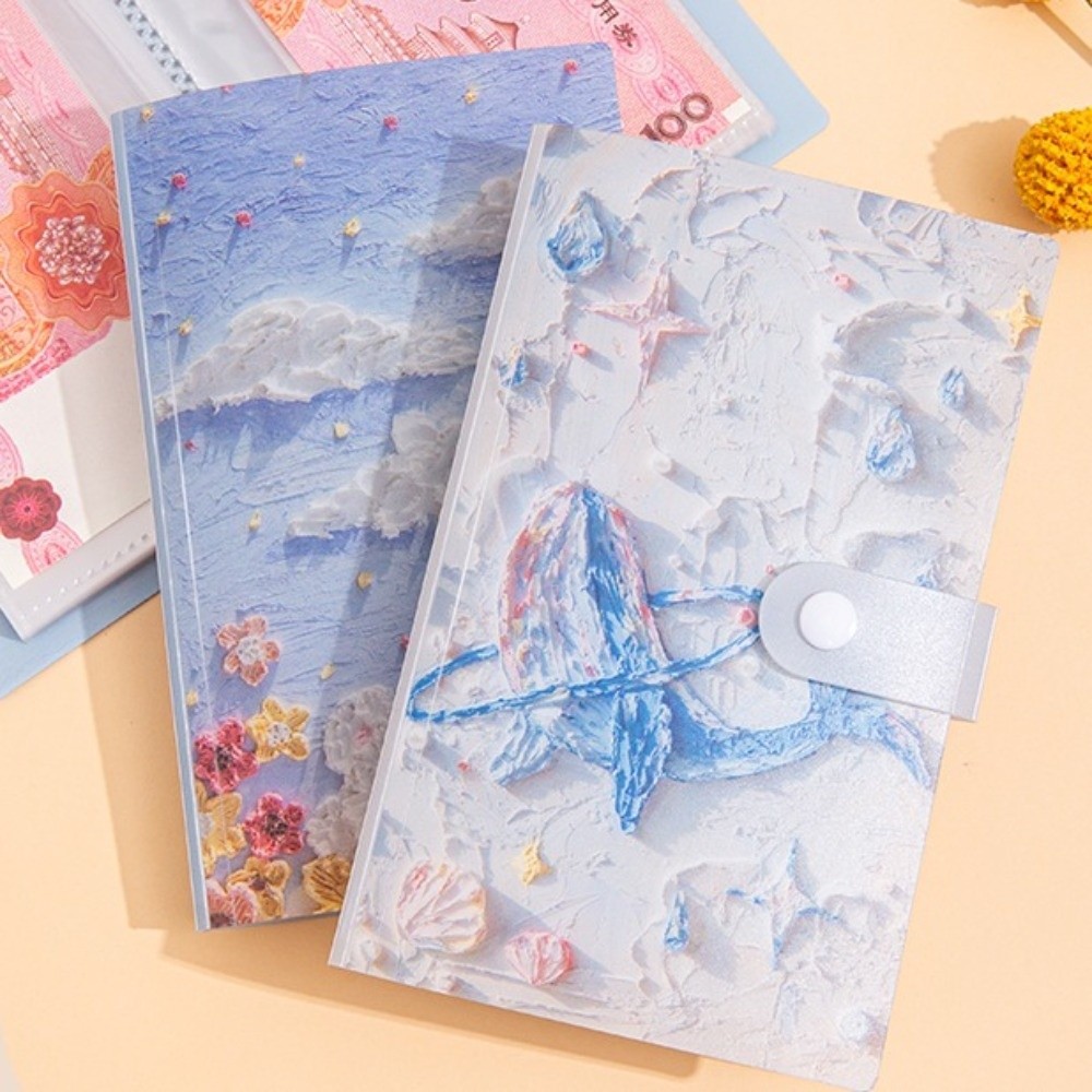 LAKAM Tranh sơn dầu tái sử dụng 100 phong bì Thử thách tiết kiệm tiền, chống nước, tặng sách