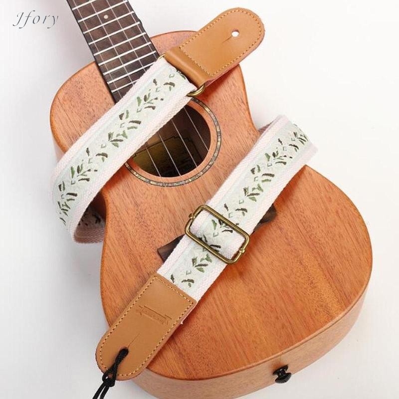 Jfory Dây đeo đàn Ukulele Dây đeo vai nhẹ mềm mại và thoải mái có thể điều chỉnh cho